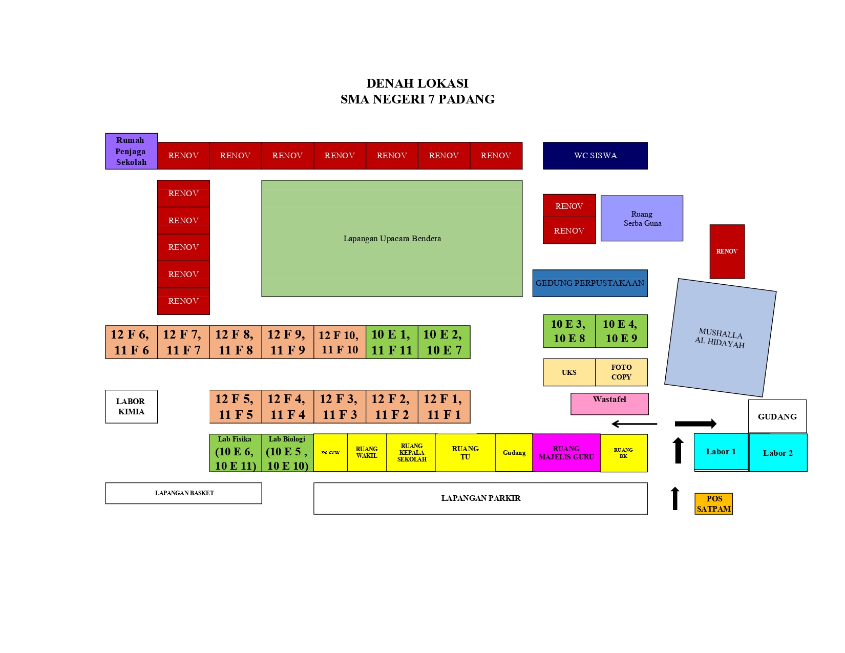 Pengumuman Penerapan Pembelajaran 2 Shift (Pagi dan Siang) di SMAN 7 Padang